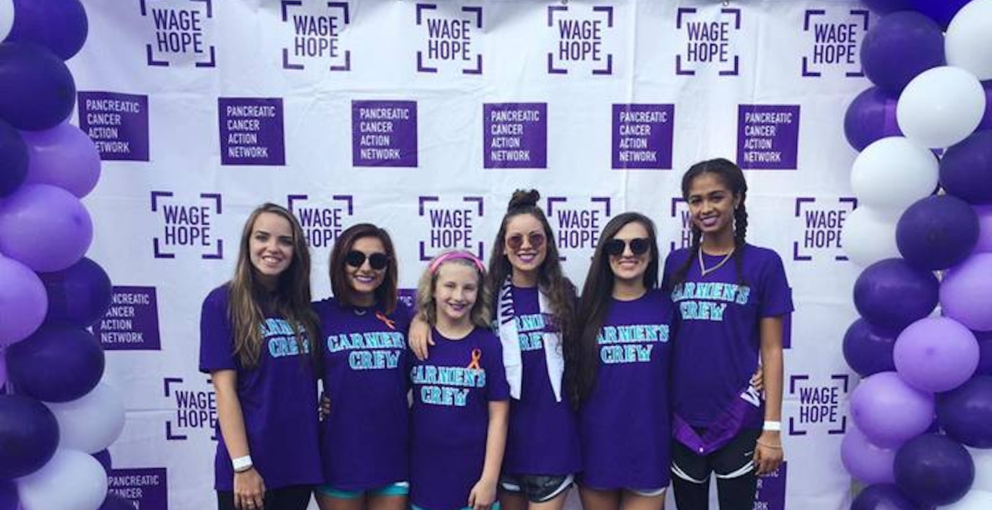 Picture of Purple Stride Charlotte 2016 Custom T-Shirt Design Purple Stride Charlotte 2016 T-Shirt Photo