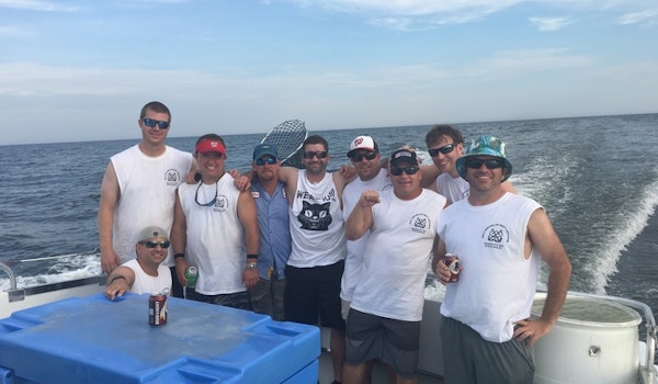 Rock Fishing In Custom Ink On The Chesapeake Bay! T-Shirt Photo