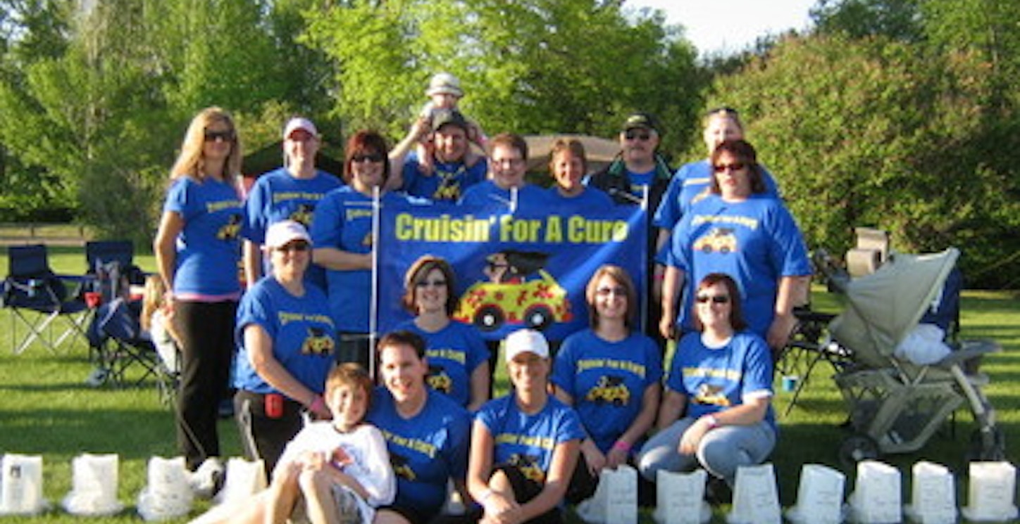 Picture of Crusin For A Cure Custom T-Shirt Design Crusin For A Cure T-Shirt Photo