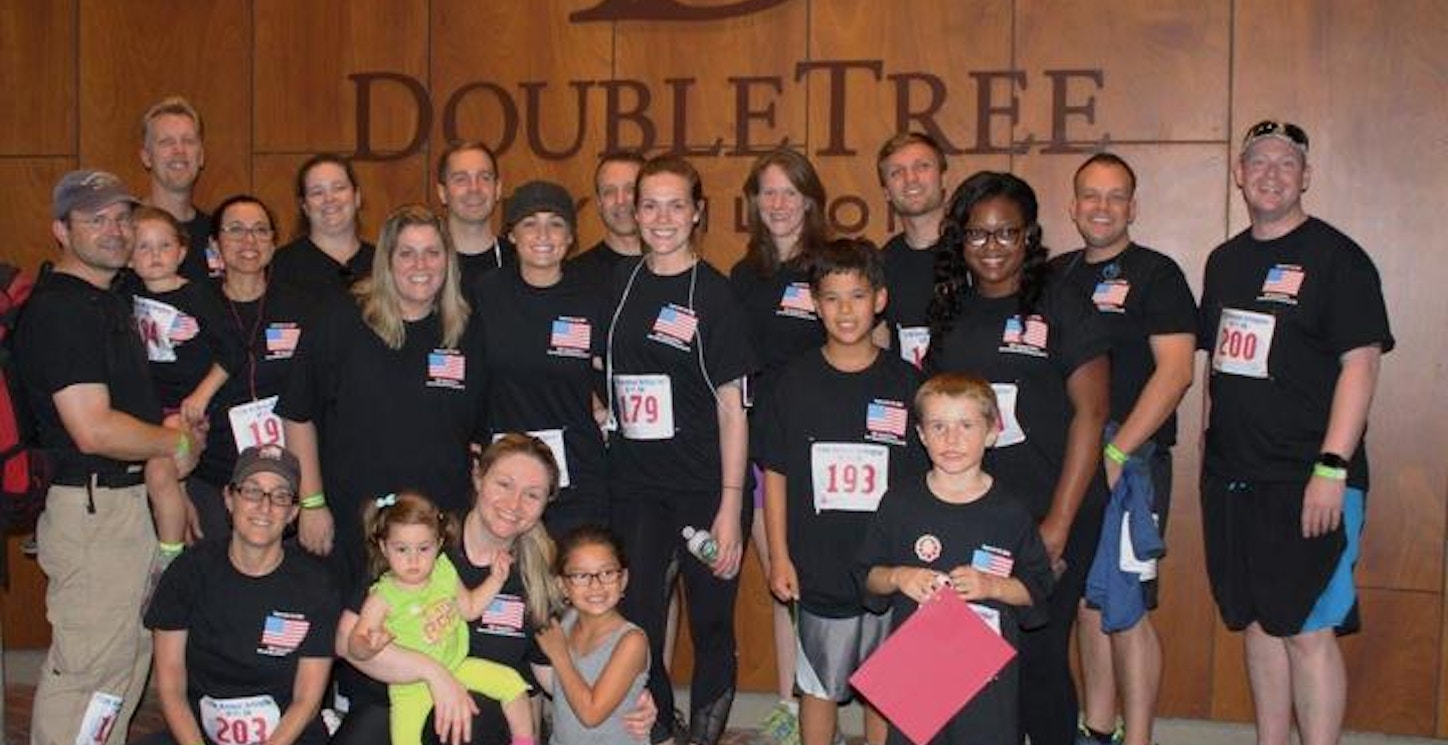 Picture of 9\11 5k Team Doubletree Custom T-Shirt Design 9\11 5k Team Doubletree T-Shirt Photo
