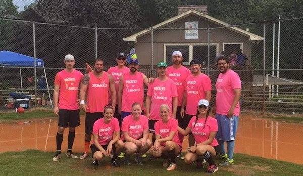 Rockers For Knockers   Kick Cancer To The Curb Charity Kickballball Tournament T-Shirt Photo