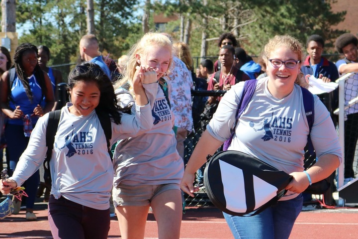 Ahs Varsity Tennis T-Shirt Photo
