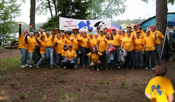 Picture of Spring Tear Up The Adk Campout Custom T-Shirt Design Spring Tear Up The Adk Campout T-Shirt Photo