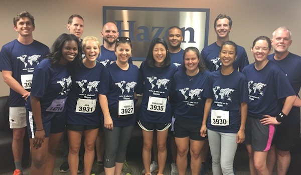 Picture of Hazen And Sawyer's 5 K Race Team In Atlanta Custom T-Shirt Design Hazen And Sawyer's 5 K Race Team In Atlanta T-Shirt Photo