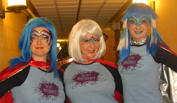 Picture of Body Masterpiece Face Painting Super Heroines Custom T-Shirt Design Body Masterpiece Face Painting Super Heroines T-Shirt Photo