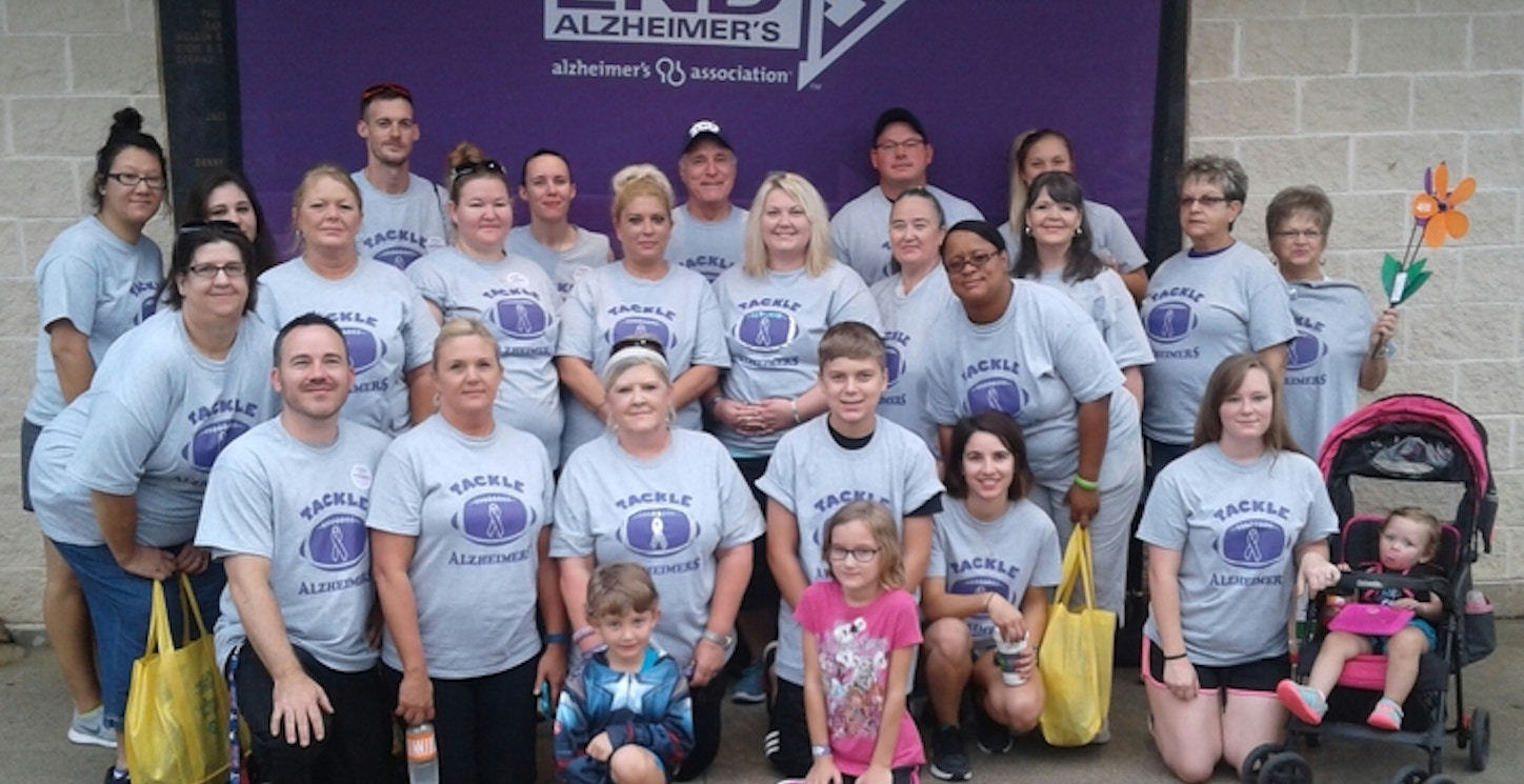 Picture of Tackling Alzheimer's Custom T-Shirt Design Tackling Alzheimer's T-Shirt Photo