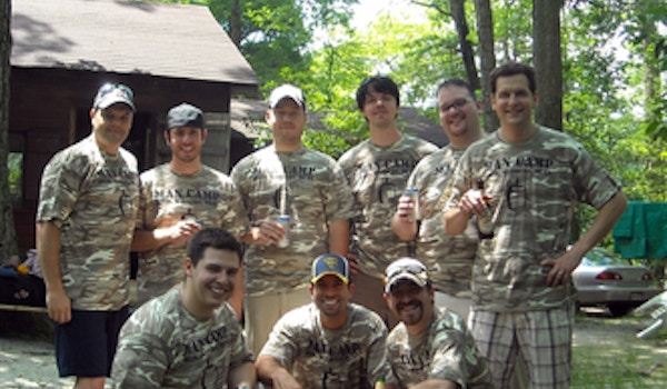 Picture of Man Camp 2009 Custom T-Shirt Design Man Camp 2009 T-Shirt Photo