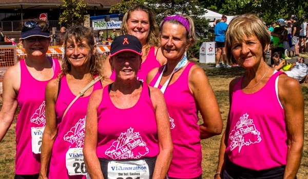 "The Hot Flashes"  Take First Place  T-Shirt Photo