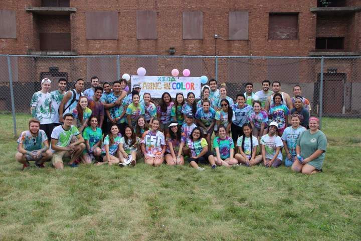 Caring In Color Paint Fight T-Shirt Photo