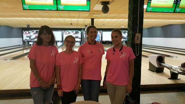 Kim's Angels Bowling In Remembrance  T-Shirt Photo