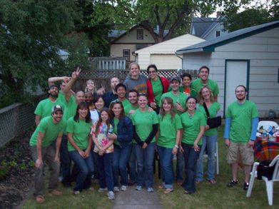 Kickball Team Front T-Shirt Photo