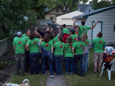 Kickball Team Back T-Shirt Photo