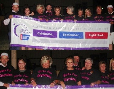 Girls For Glyndene At Relay For Life T-Shirt Photo