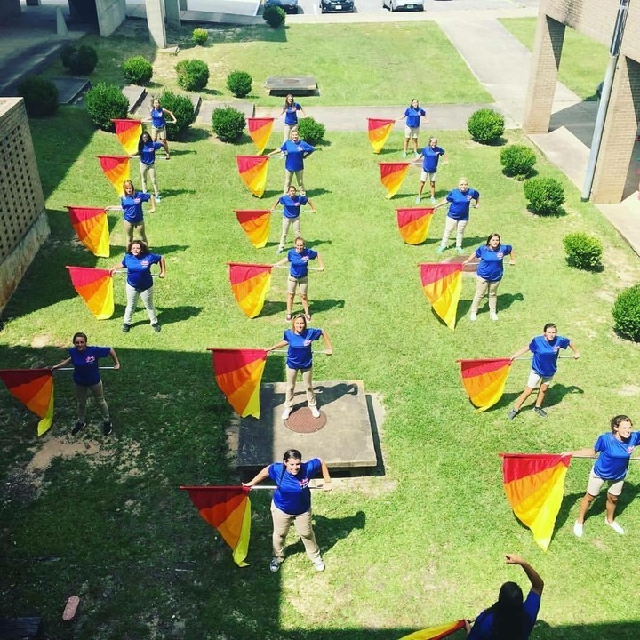 Theodore High School Colorguard T-Shirt Photo