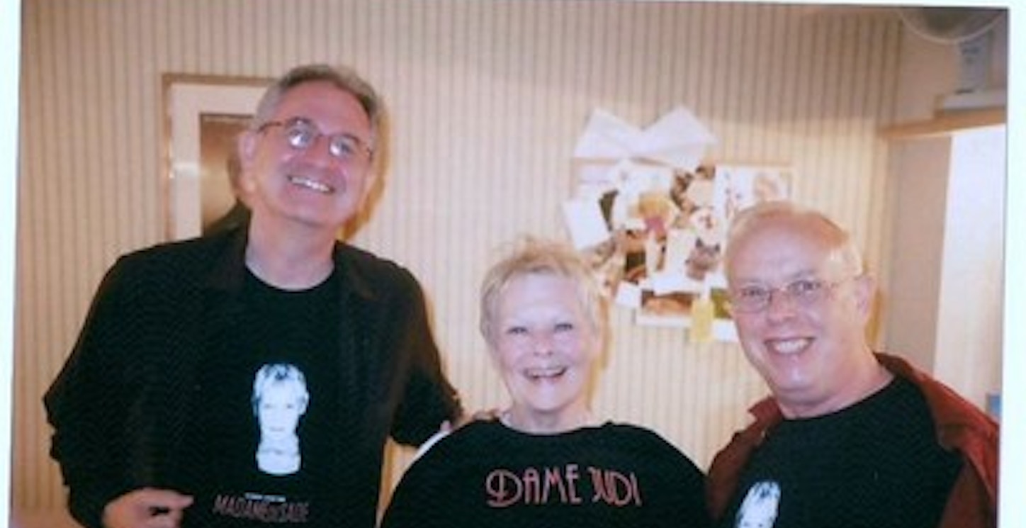 Picture of Dame Judi With Stephen And Ron Custom T-Shirt Design Dame Judi With Stephen And Ron T-Shirt Photo