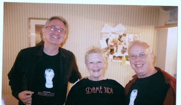 Dame Judi With Stephen And Ron T-Shirt Photo