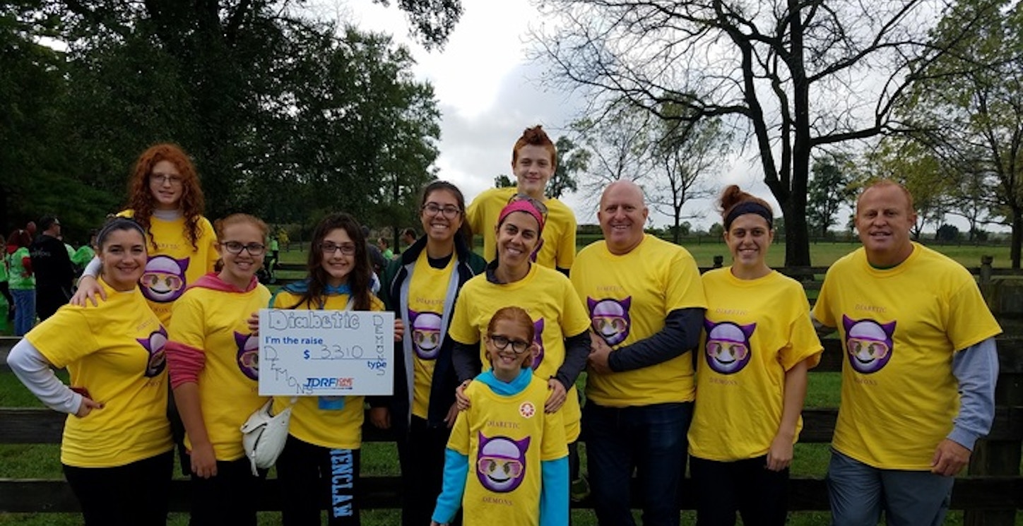 Picture of Diabetic Demons At Jdrf Walk 2016 Custom T-Shirt Design Diabetic Demons At Jdrf Walk 2016 T-Shirt Photo