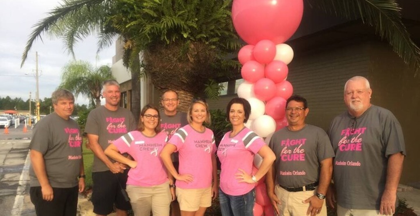 Manheim Orlando Fighting For The Cure T-Shirt Photo