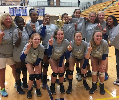 2016 Chamblee Volleyball Area Champs! T-Shirt Photo