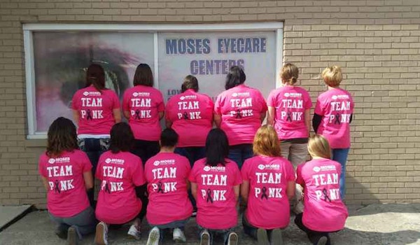 Team Pink At Moses Eyecare T-Shirt Photo