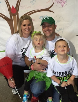 The Carter Family Supporting Our Daddy In His Fight Against Lymphoma! T-Shirt Photo