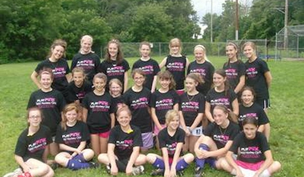 Play Pink Field Hockey Clinic T-Shirt Photo