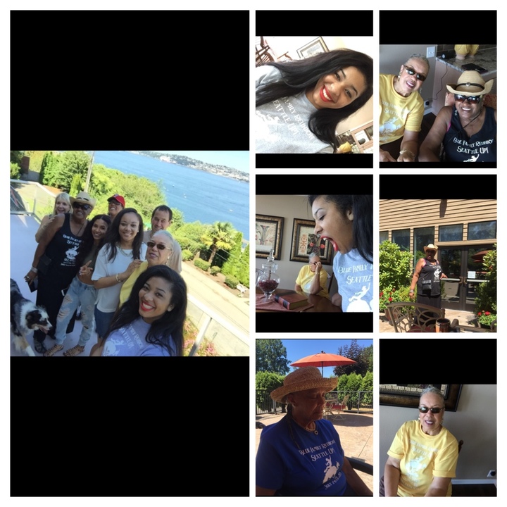 Blue Family Reunion T-Shirt Photo