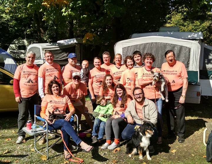 25th Annual Halloween Campout T-Shirt Photo