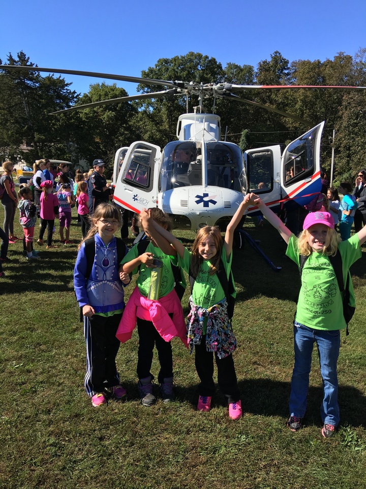 Girl Scout Brownies Celebrate Troop Round Up T-Shirt Photo