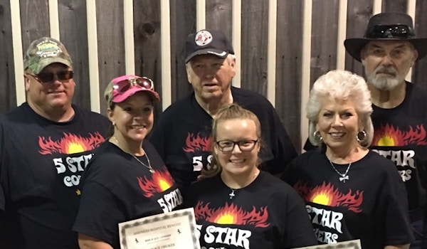 Picture of 5 Star Cookers Bar Bq Cook Off Team Custom T-Shirt Design 5 Star Cookers Bar Bq Cook Off Team T-Shirt Photo