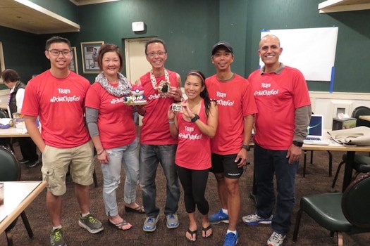 Team #Poke Chan Go: Peter's Tahoe 200 Mile Endurance Run T-Shirt Photo