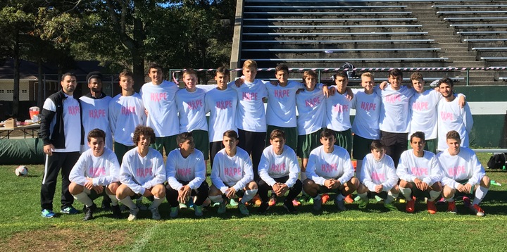 Dhs Soccer Kicks Breast Cancer  T-Shirt Photo