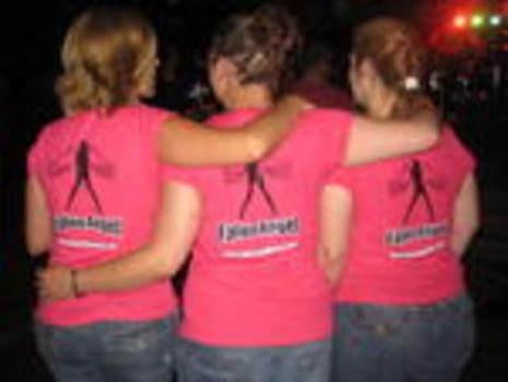 A Few Fans Of Fallen Angel Sporting The New T Shirts. T-Shirt Photo