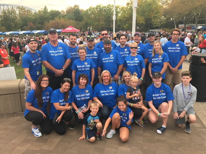 Michael's Fight For Life Crew T-Shirt Photo