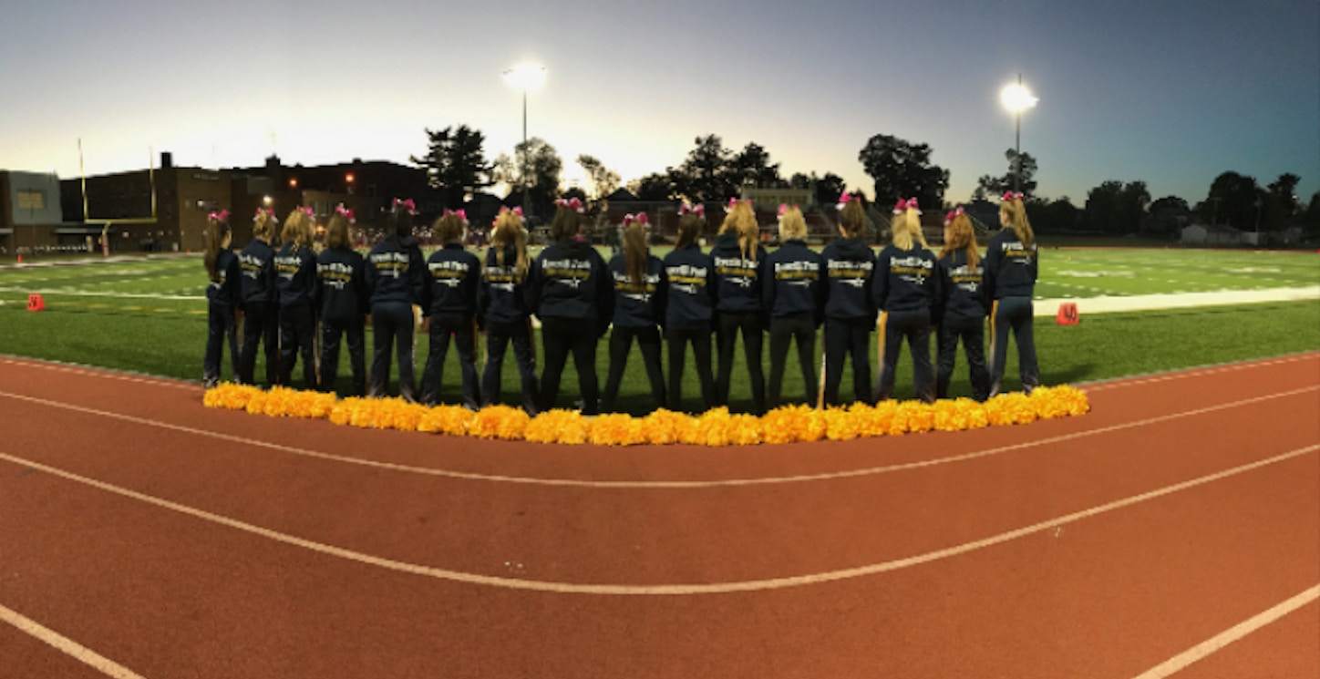 Picture of Averill Park High School Varsity Cheerleaders Custom T-Shirt Design Averill Park High School Varsity Cheerleaders T-Shirt Photo
