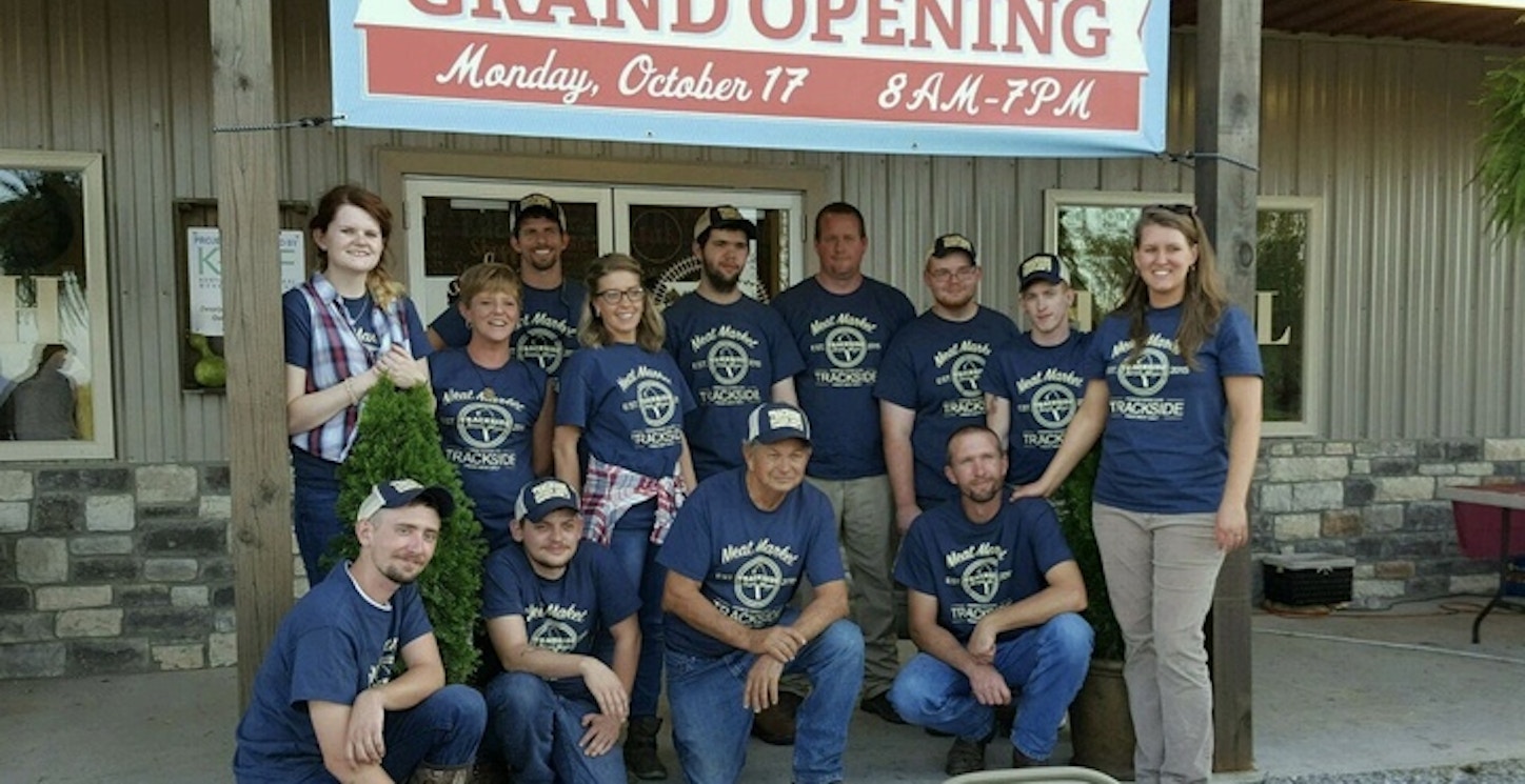 Trackside Butcher Shoppe Grand Opening! T-Shirt Photo