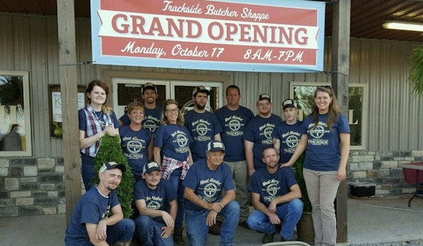 Trackside Butcher Shoppe Grand Opening! T-Shirt Photo