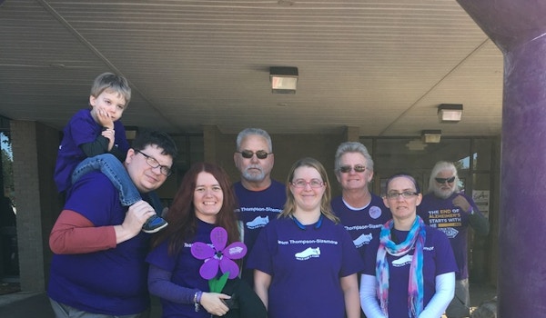 Team A Thompson Sizemore Raises Awareness For Alzheimer's Disease T-Shirt Photo