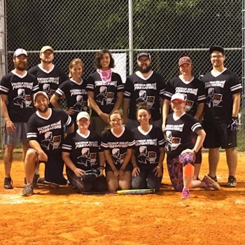 The Okay Est Softball Team Around T-Shirt Photo