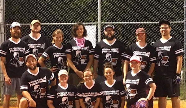 The Okay Est Softball Team Around T-Shirt Photo