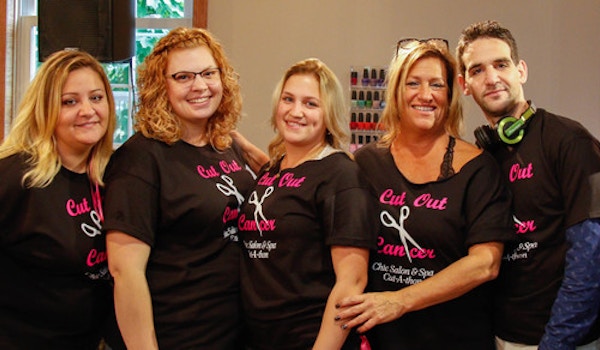Picture of Chìc Salon & Spa Breast Cancer Fundraiser Custom T-Shirt Design Chìc Salon & Spa Breast Cancer Fundraiser T-Shirt Photo