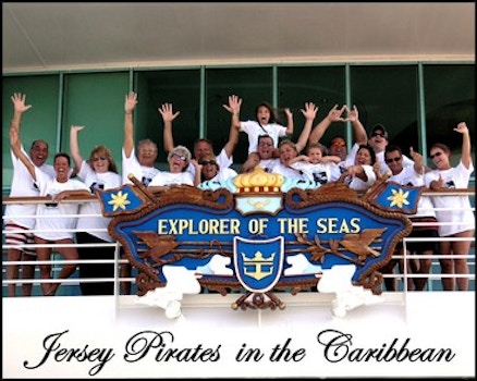 Jersey Pirates In The Caribbean T-Shirt Photo