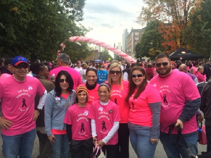 Supporting Breast Cancer Awareness T-Shirt Photo