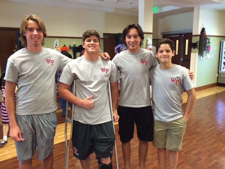 Wounded Warrior Club Volunteering At The Va Hospital! T-Shirt Photo