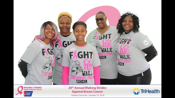 2016 Making Strides Against Breast Cancer Cincinnati T-Shirt Photo