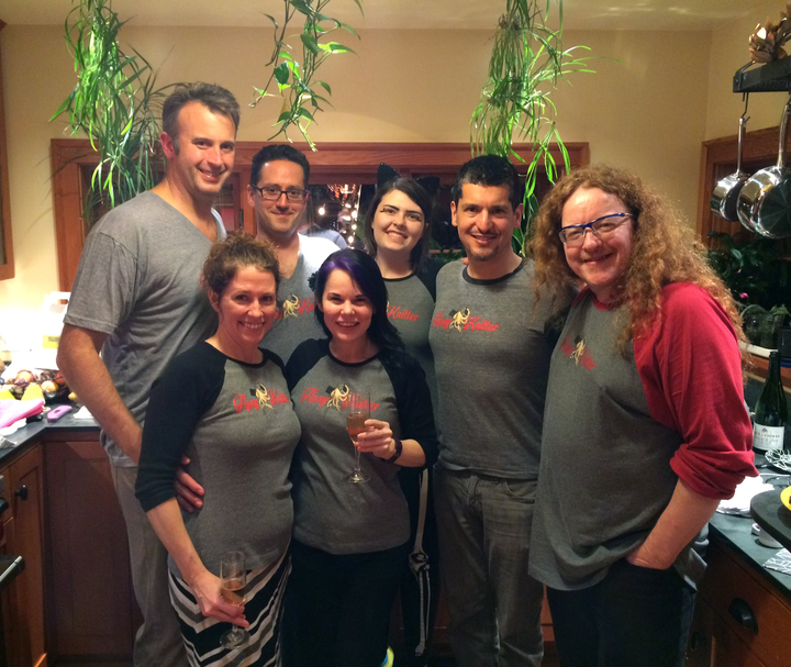 Chicken And Champers Tasting Event! T-Shirt Photo