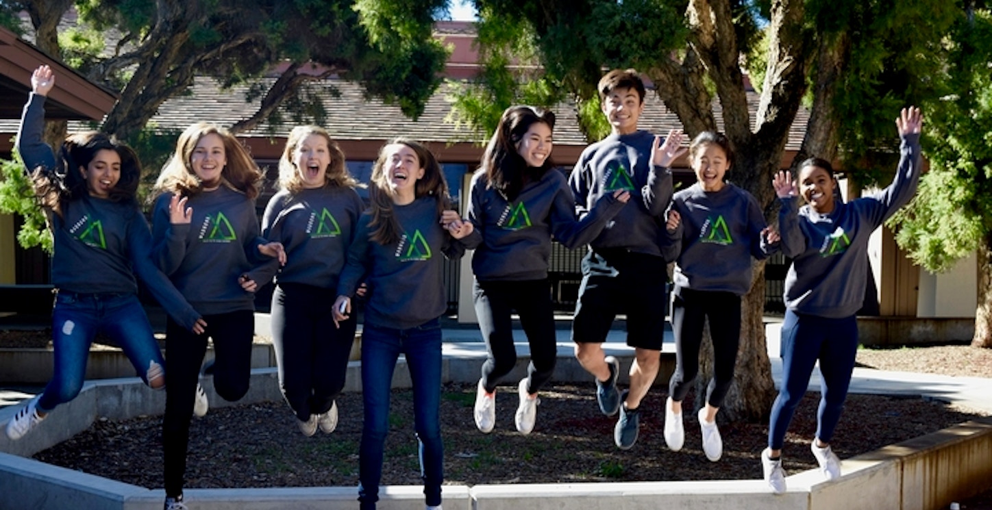 Editors Of Yearbook Joyously Jump For New Sweatshirts T-Shirt Photo