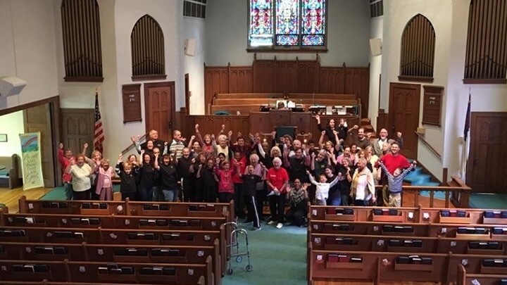 The Church Has Left The Building! T-Shirt Photo