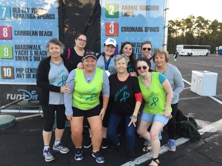 Eileen's Allies At Disney 10k T-Shirt Photo