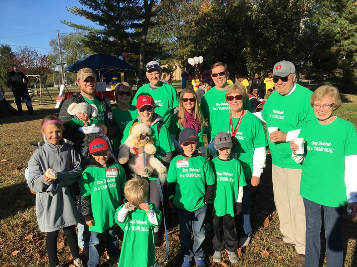 Walk To Stop Diabetes: It's A Dunn Deal T-Shirt Photo